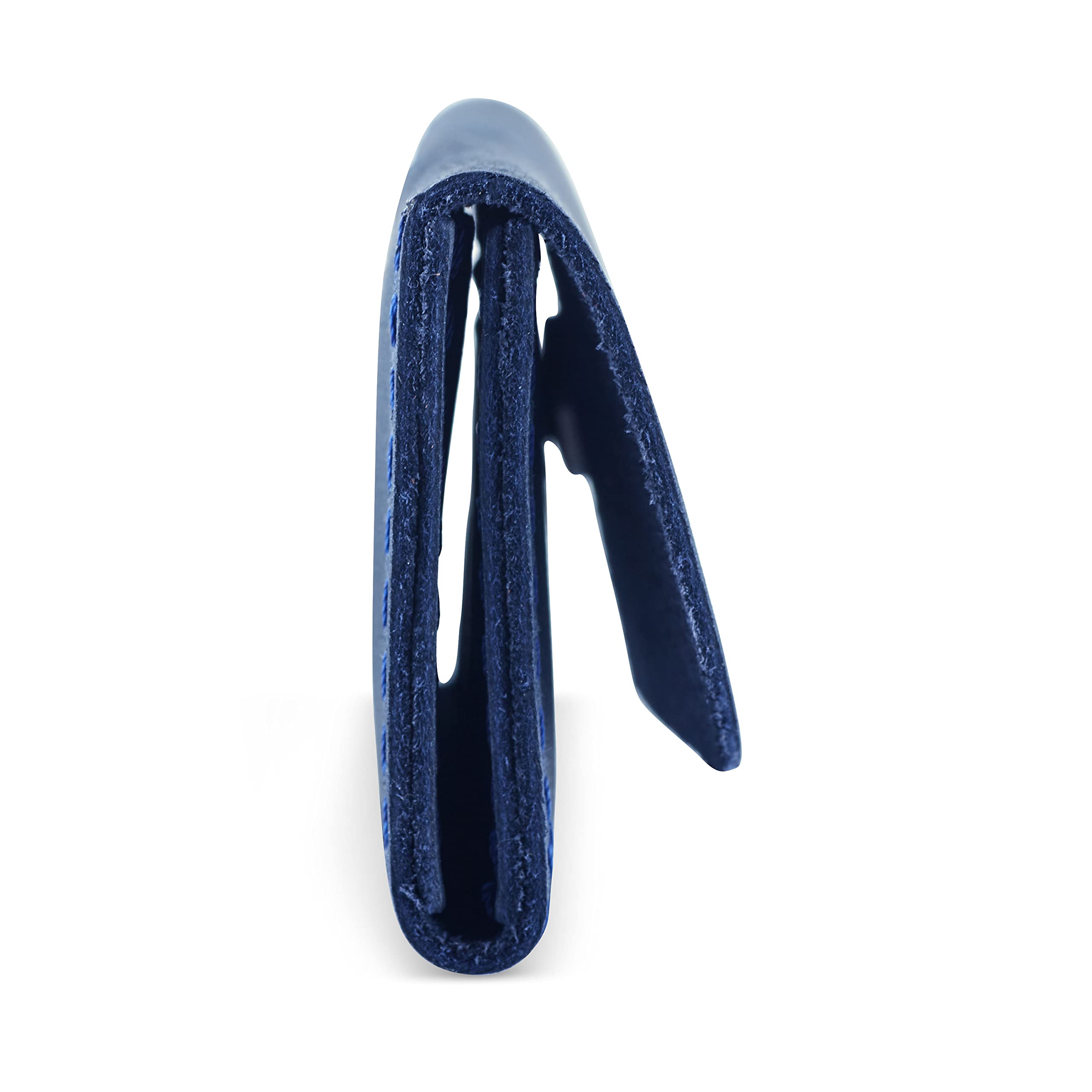 Soporte de piel para púas de guitarra, bolsa para púas de guitarra, bolsa para púas, regalo para guitarristas, Blue, Soporte para púas