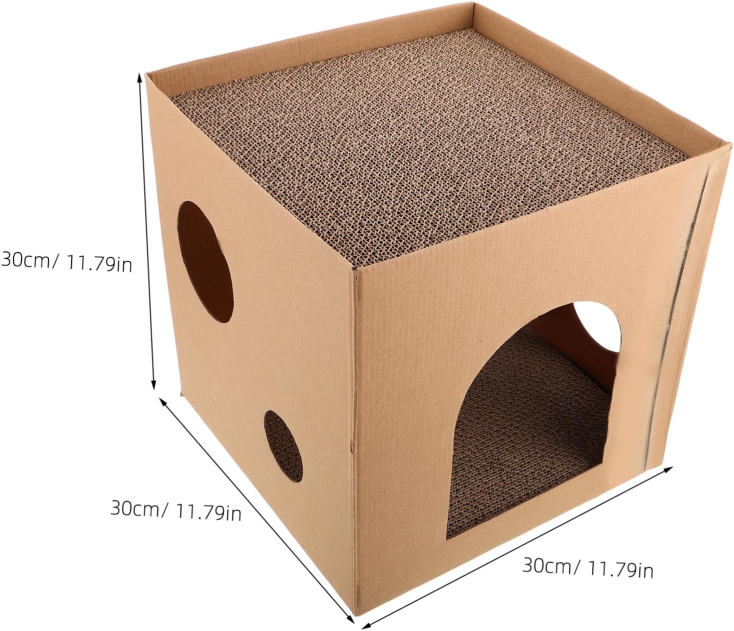Scratching Pad House Cat Scratching Board Cardboard Scratch Nest Pet Cat Corrugated Cardboard Bed
