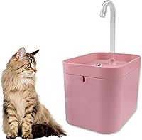Vista 1 de HUEMUL - Pet Water Fountain, Automatic Cat Water Fountain, Water Dispenser, Water Feeder for Pets, Cats, Dogs - Cat Water Fountain, Dog Water