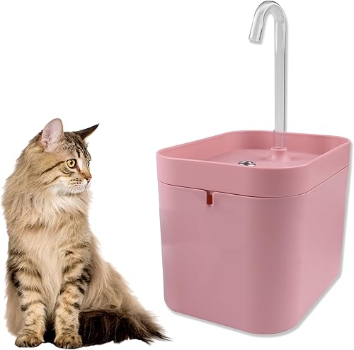 HUEMUL - Fuente de agua para mascotas, fuente de agua automática para gatos, dispensador de agua, alimentador de agua para mascotas, gatos, perros -
