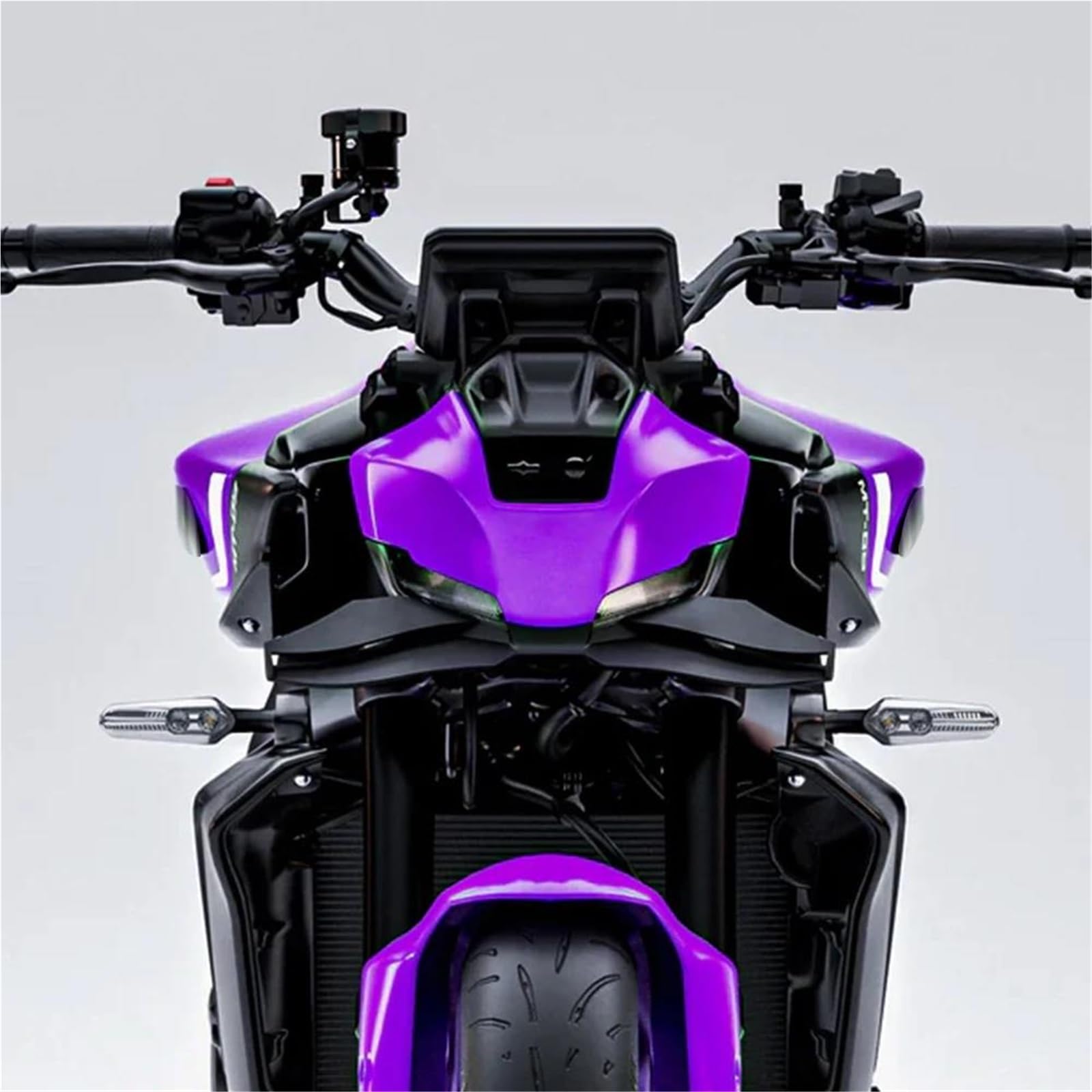 Alerón De Carenado Motocicleta para MT-09 MT09 SP 2024 2025 Piezas De Motocicleta(Carbon Fiber)