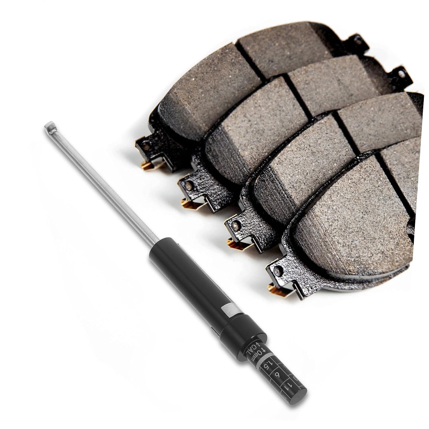 Ciieeo Brake Pad Gauge Pen Accurate Brake Pad Measuring Tool for Quick Easy Thickness Assessment No Disassembly Needed for Brake Pad Disc Wear Measurement