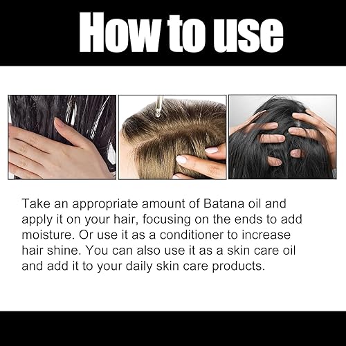 Miniatura 6 de Aceite de batana orgánico de Batana para cabello saludable, aceite de tratamiento capilar Batana, 100% natural, mejora el brillo del cabello y la