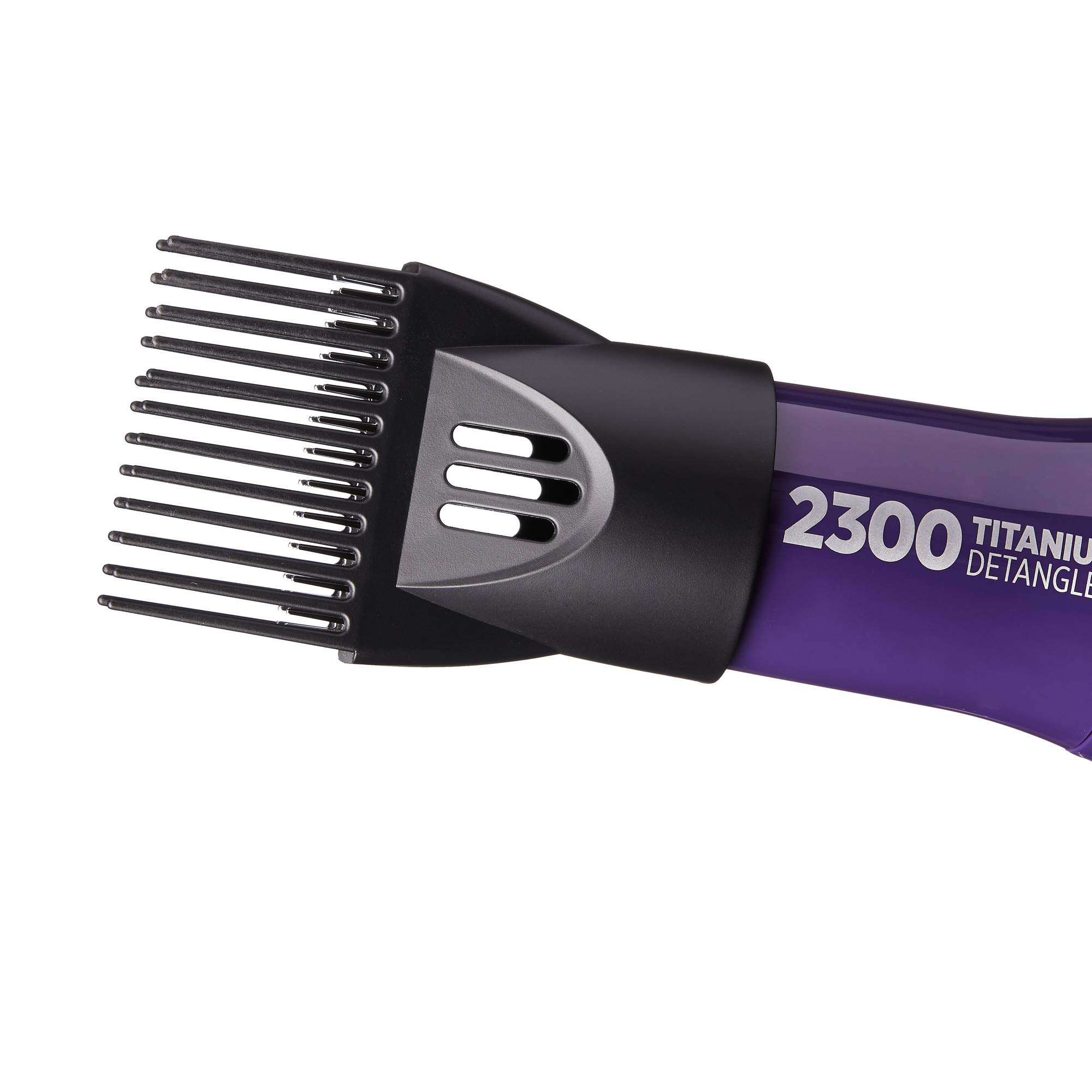 RED by Kiss Titanium 2300 Detangler Hair Dryer with Double Comb Technology