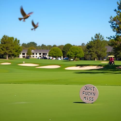 Miniatura 4 de Jowxsx Marcadores de pelota de golf para adultos, divertidos marcadores de pelota de golf para hombres con palabras divertidas, regalos únicos de