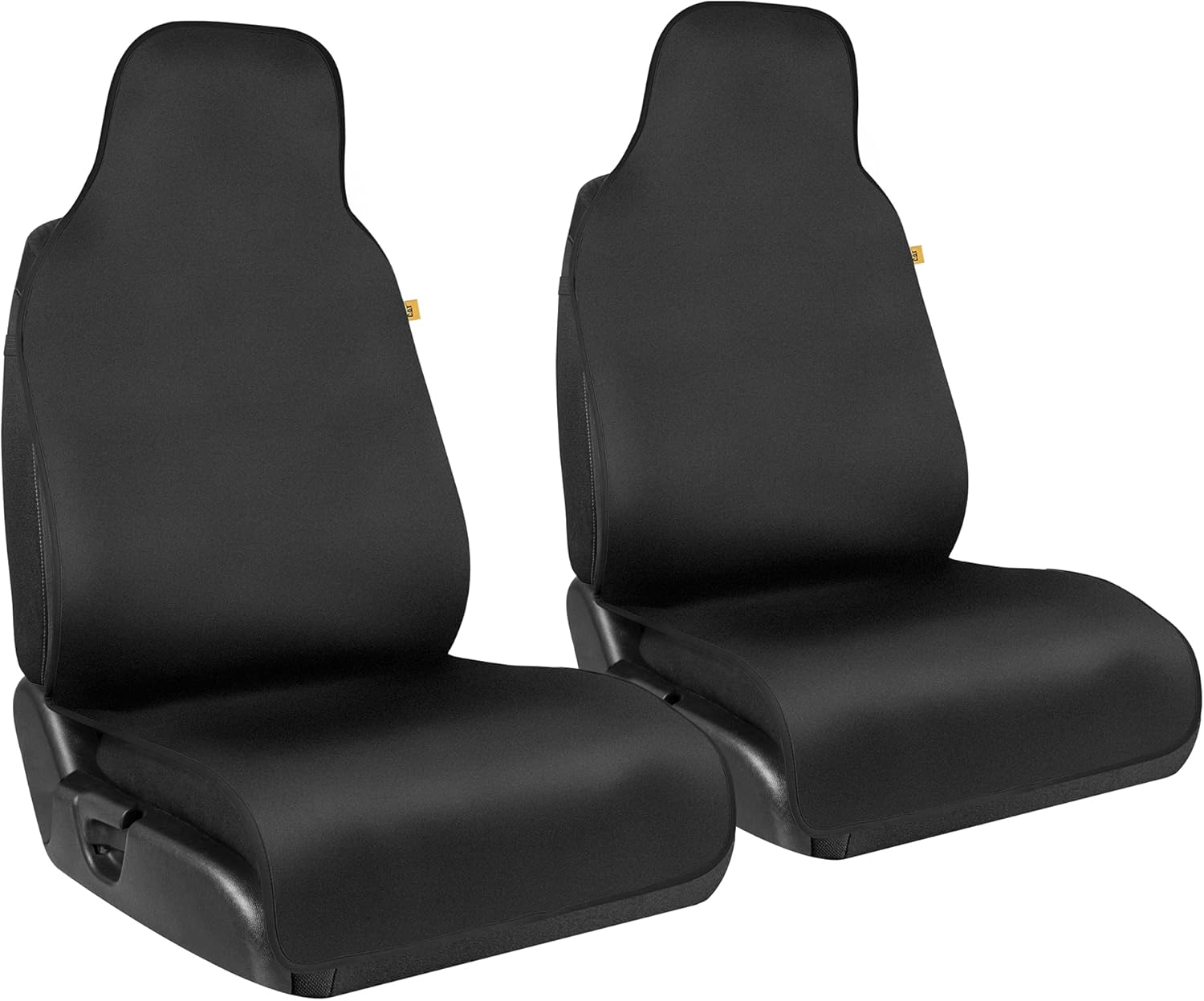 CAT® Waterproof Car Seat Covers for Front Seats, 2 Pack with Black Trim – Durable Neoprene Seat Covers for Cars, Universal Fit for Most Cars Trucks SUV, Ideal Seat Protector for Vehicle Car Seats