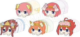 中外鉱業 五等分の花嫁 もちころりんぬいぐるみマスコット Vol.2 巫女Ver. BOX商品 全5種 5個入り 約80mm ポリエステル製