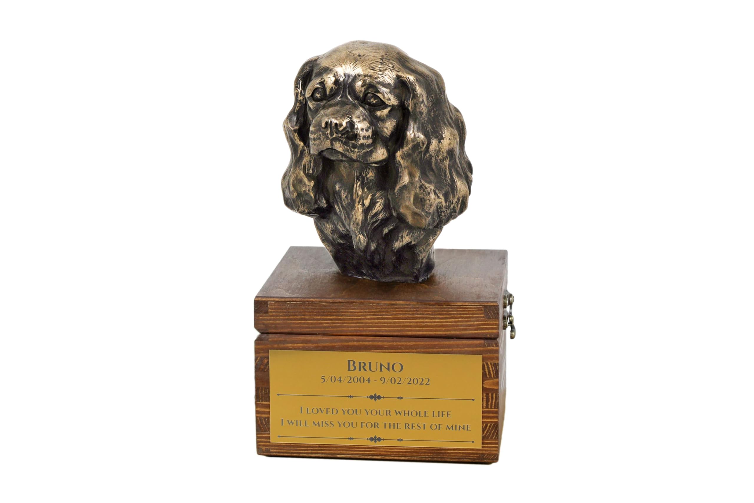 Urne pour chien King Charles pour garder son souvenir vivant