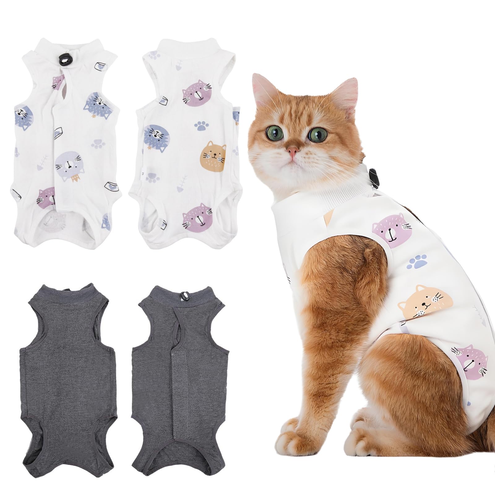 CGLRybO Katzenbody Nach Op Anti-leckende Cat Professional Re