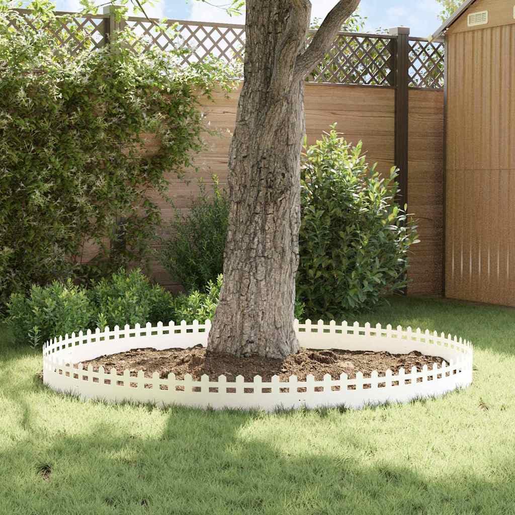 Lot de 20 bordures de gazon en acier 103 x 0,05 x 22 cm