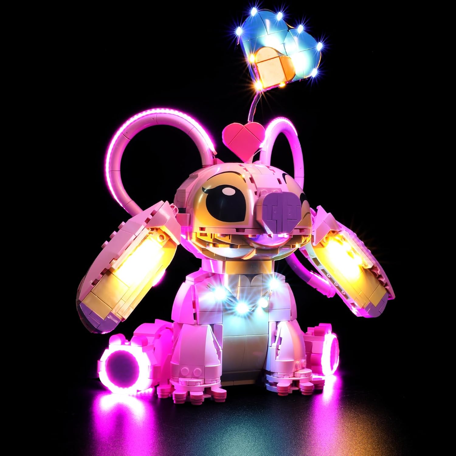 LED Light Kit Compatible with Lego 43257,Lighting Kit for Lego Angel Lilo & Stitch Building Blocks Model(Light Kit Only, No Model)