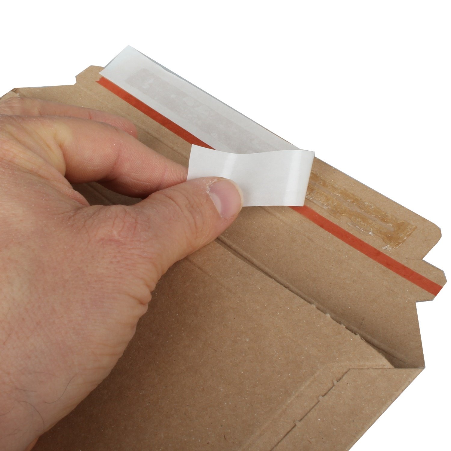 500 x Kraftmax Premium Verpackung/Versandtaschen - Frustfreie Versandtasche aus Pappkarton - DIN A5-23,5 x 18 cm