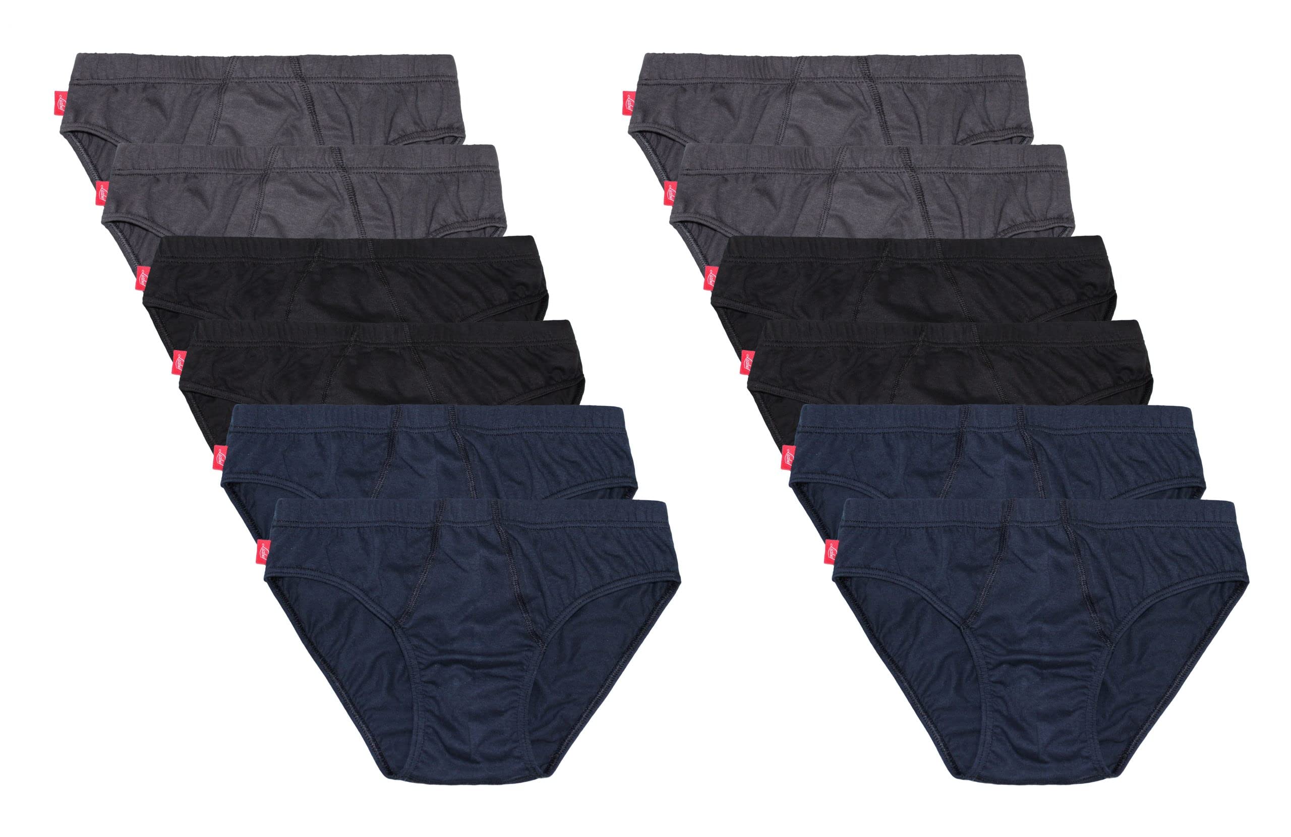 Liabel Slip Boxer Uomo in Cotone/Cotone Mercerizzato, Art. 940/959, Pacco da 3, 6 e 12 Limited Edition