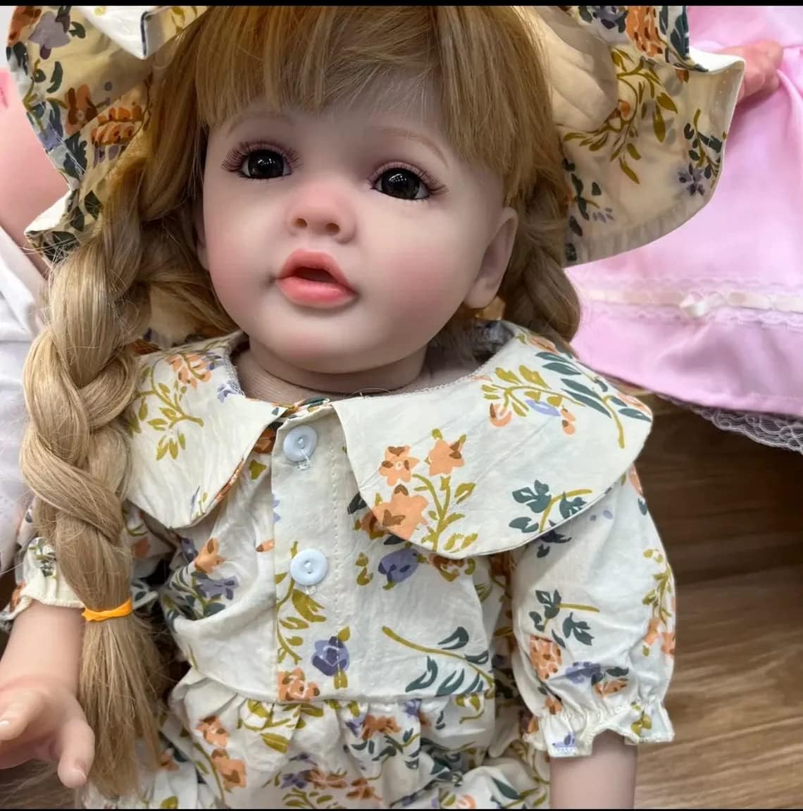 KAWAYII 60CM Standing Realistic Toddler Reborn Dolls Girl Princess Betty Real Life Newborn Baby Dolls Soft Cuddly Body Reborn Baby Dolls Handmade Xmas Toy Gifts for Children