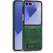 Lunivop Samsung Galaxy Z Flip 7   PU    | Magsafe    Funda para Z Flip 7 Rugged Best Phone Case