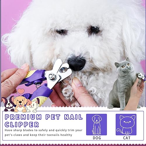 Miniatura 7 de Cepillo de peine para perros para desprendimiento, cepillo de perro para quitar pelaje, rastrillo para perros, peine desengrasante para gatos,