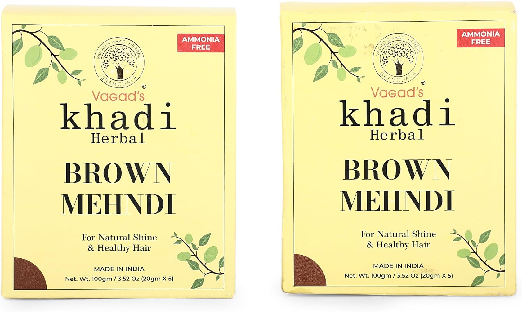 Brown Mehendi and Ammonia-free Henna Combo -200g -Pack of 2