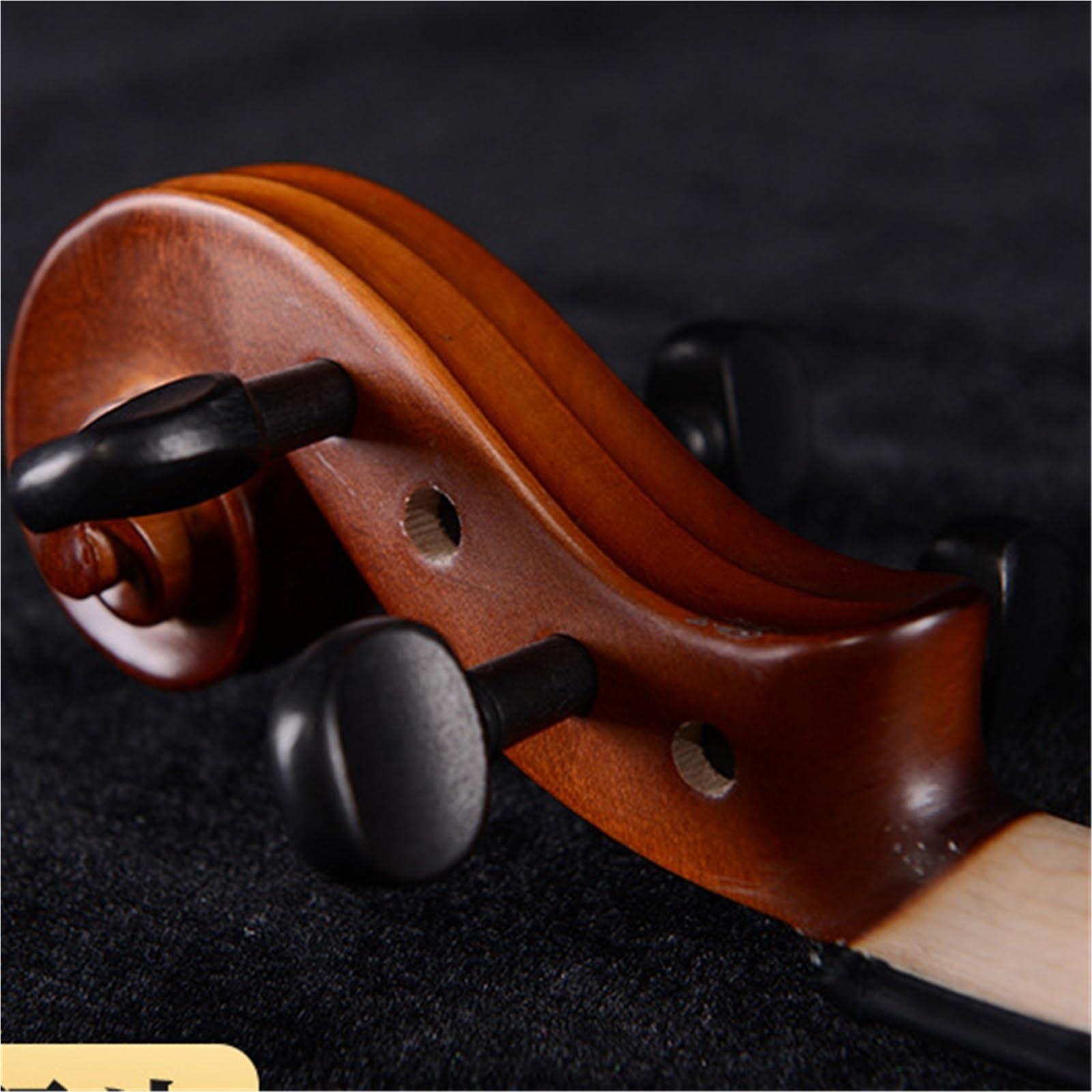 Violino Set Violino Fatto A Mano In Legno Massello Per Principianti E Adulti Per Esercitarsi E Testare Il Violino(L-Brown,1/4)