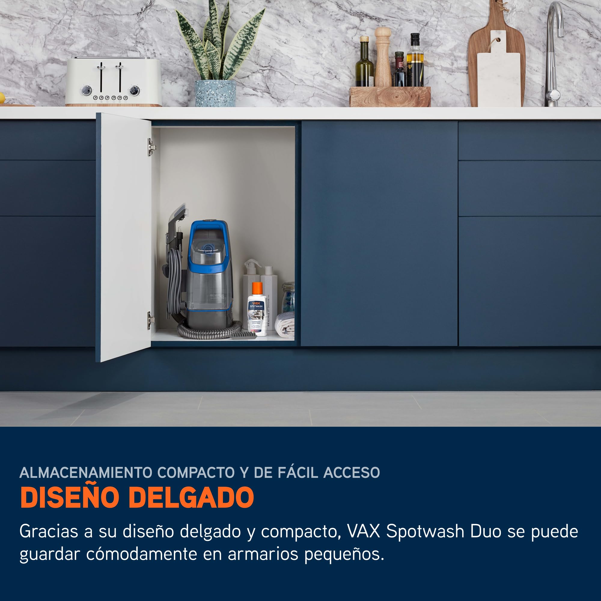 Vax SpotWash Duo Quitamanchas para alfombras y tapicería con herramienta para mascotas, accesorios multi-superficie y solución para limpiar escaleras, sofás, coches y superficies duras
