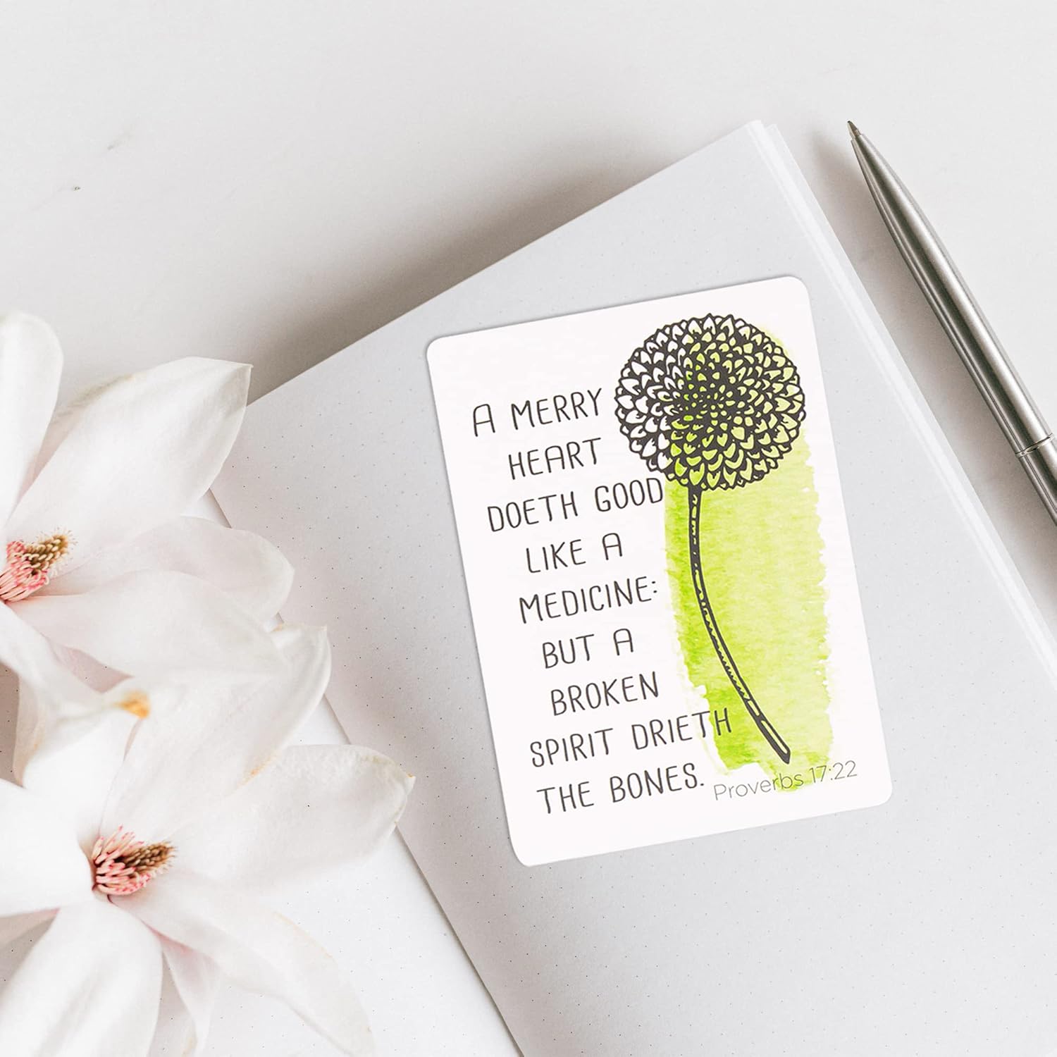 Kalan English Bible Verse Cards for Studying and Praying - Mini Scripture Cards with Bible Verses for Everyone, Bible Study Supplies and Prayer Reminders.
