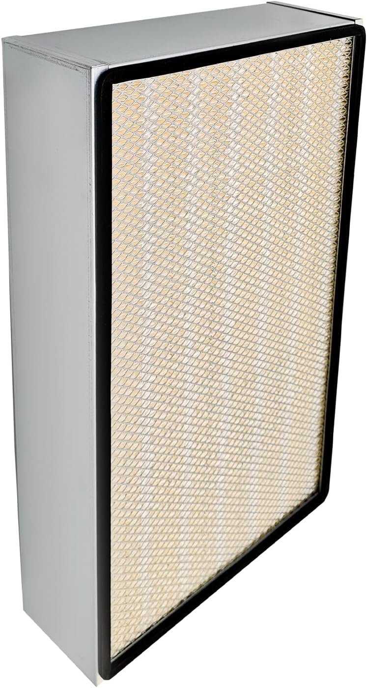 1037209AM Panel Filter Element Fits for Tennant 6100 Sub-Compact Ride-On Floor Sweeper (4VDW8), Replaces 1037209 83418 375210; 21 x 13.3 x 4.2 Inch, w/o Electrostatic Strap