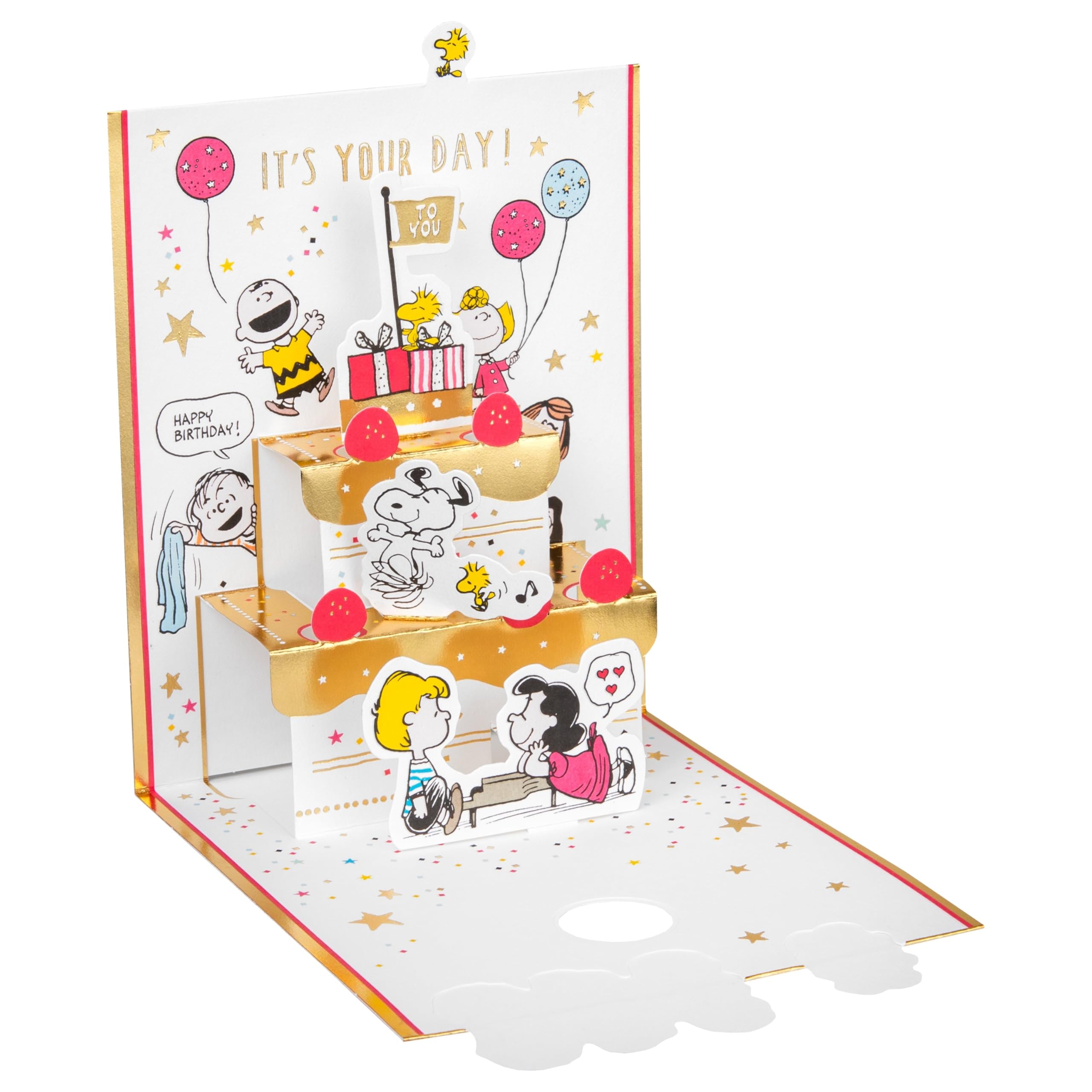 Hallmark Pop-Up Birthday Card - 3D SNOOPY & PEANUTS Pop-Up Design