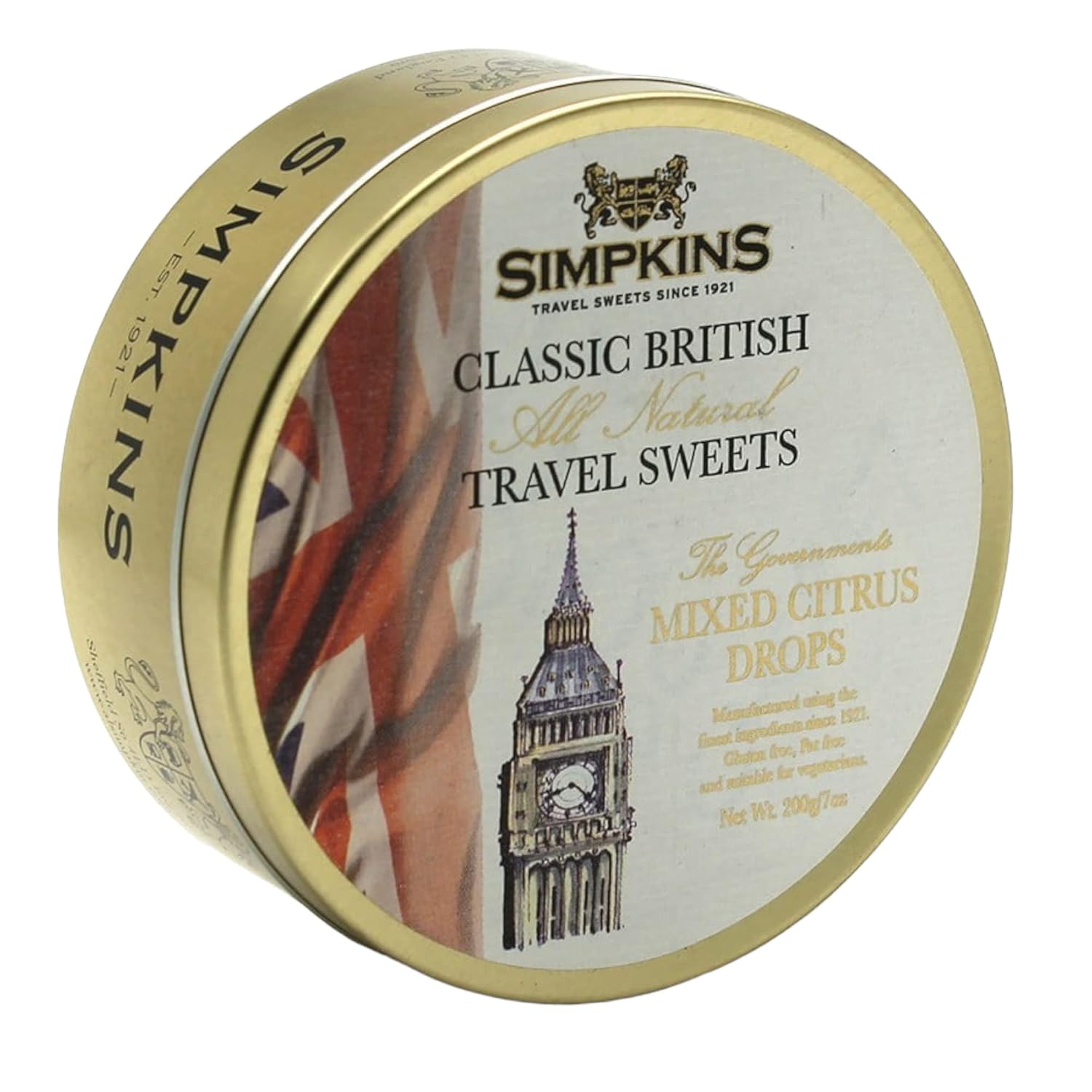 Simpkins Mixed Fruit Drops OldFashioned Candy in Travel