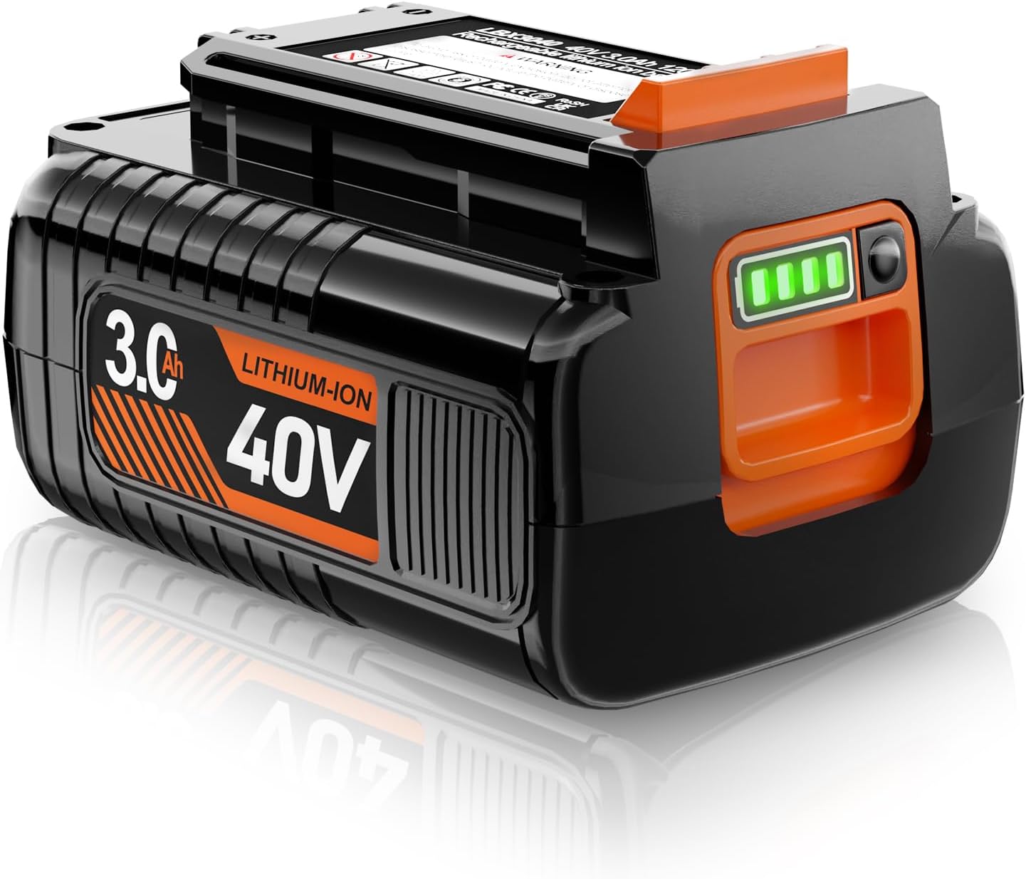 TenHutt 【Upgrade】 3.0Ah Replacement for Black&Decker 40V Lithium Battery for Black and Decker 40V Power+ Tools LBX2040 LBXR36 LBXR2036 LST540 LCS1240 LBX1540 LST136W Black+Decker Lithium Battery