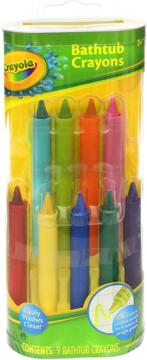 Crayola Bathtub Crayons, Assorted Colors 10 ea