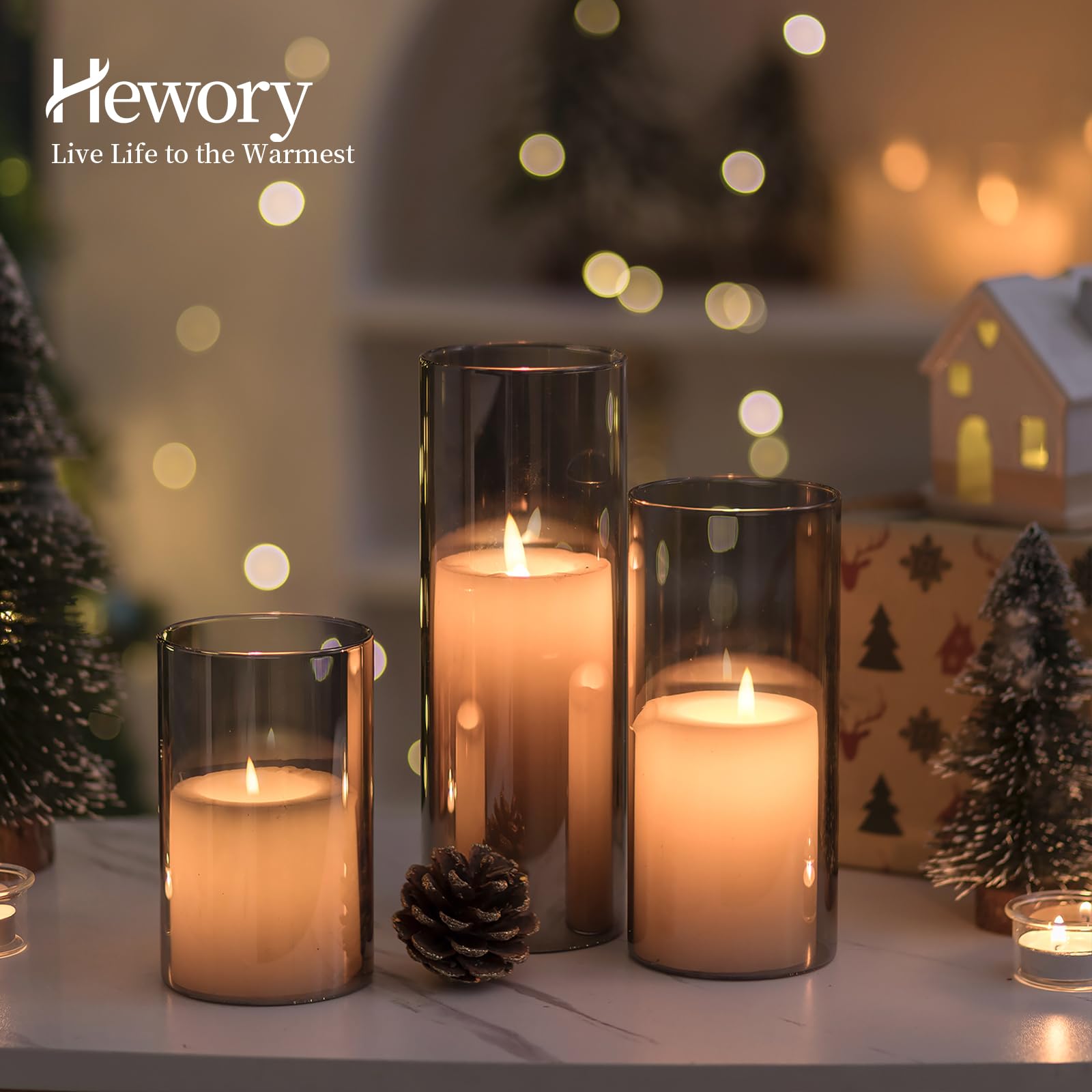 Windlichten glazen kandelaar decoratie goud: Candeldo set van 2 kristallen kandelaars grote decoratie woonkamer bruiloft tafel Kerstmis kandelaar voor stompkaarsen