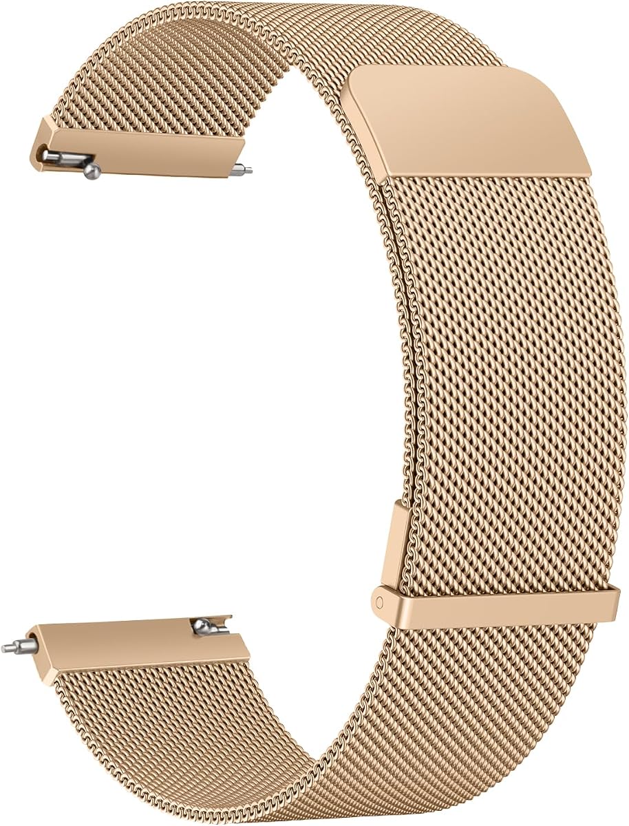 Veryfit Smart Watch Bands for IDW13, IDW16, IDW19 Smartwatch, Stainless Steel Metal Mesh Bracelet Strap for Fitpolo IDW13/Woneligo W13/FITVII HM57, ENOMIR/TOOBUR/MILOUZ/Gydom/Faweio/Veryfit IDW19