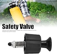 Vista 2 de 01 Válvula de alivio de aire, válvula de seguridad ecológica para mochila de 3L/5L/8L pulverizador para césped para agricultura y jardín (negro)