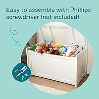 Vista 4 de Melissa & Doug Baúl de madera resistente para juguetes