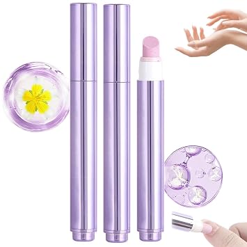 Cuticle Pusher Oil Pen for Nails,3-In-1Nail Care Pen with Essence Oil,Hydration Shine for Hangnails,Repairs Damaged Nails,Ceramic Cuticle Pusher Nail Oil Pen,Nail Cuticle Remover Pen Sticks File 3pc