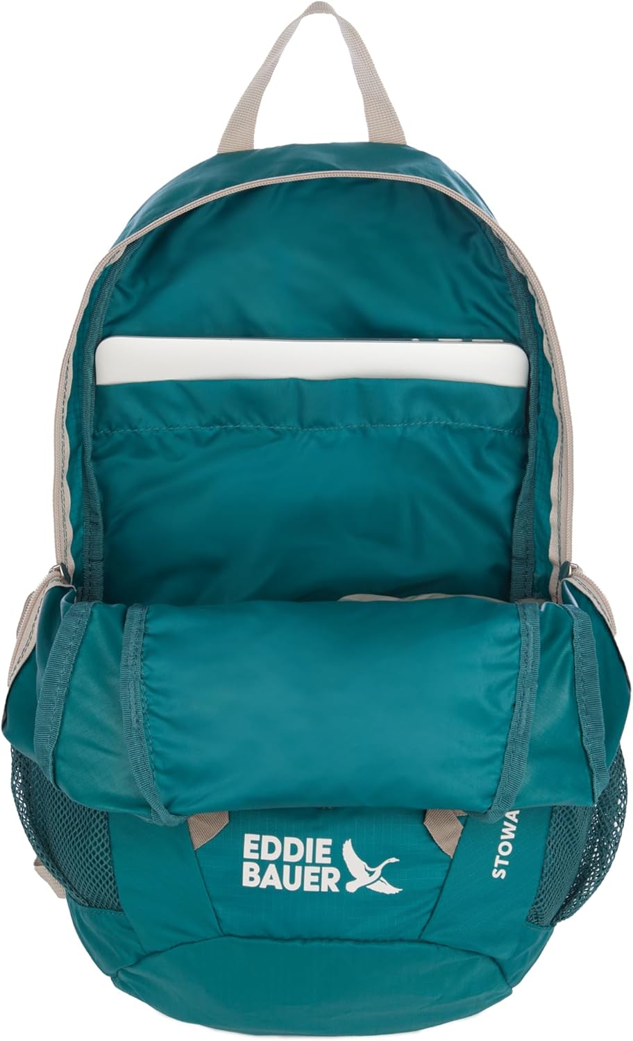 Eddie Bauer Stowaway Packable Backpack | Travel | Outdoor | Lightweight | Foldable | Durable | Ripstop Polyester | 20L - Deep Sea - Image 6