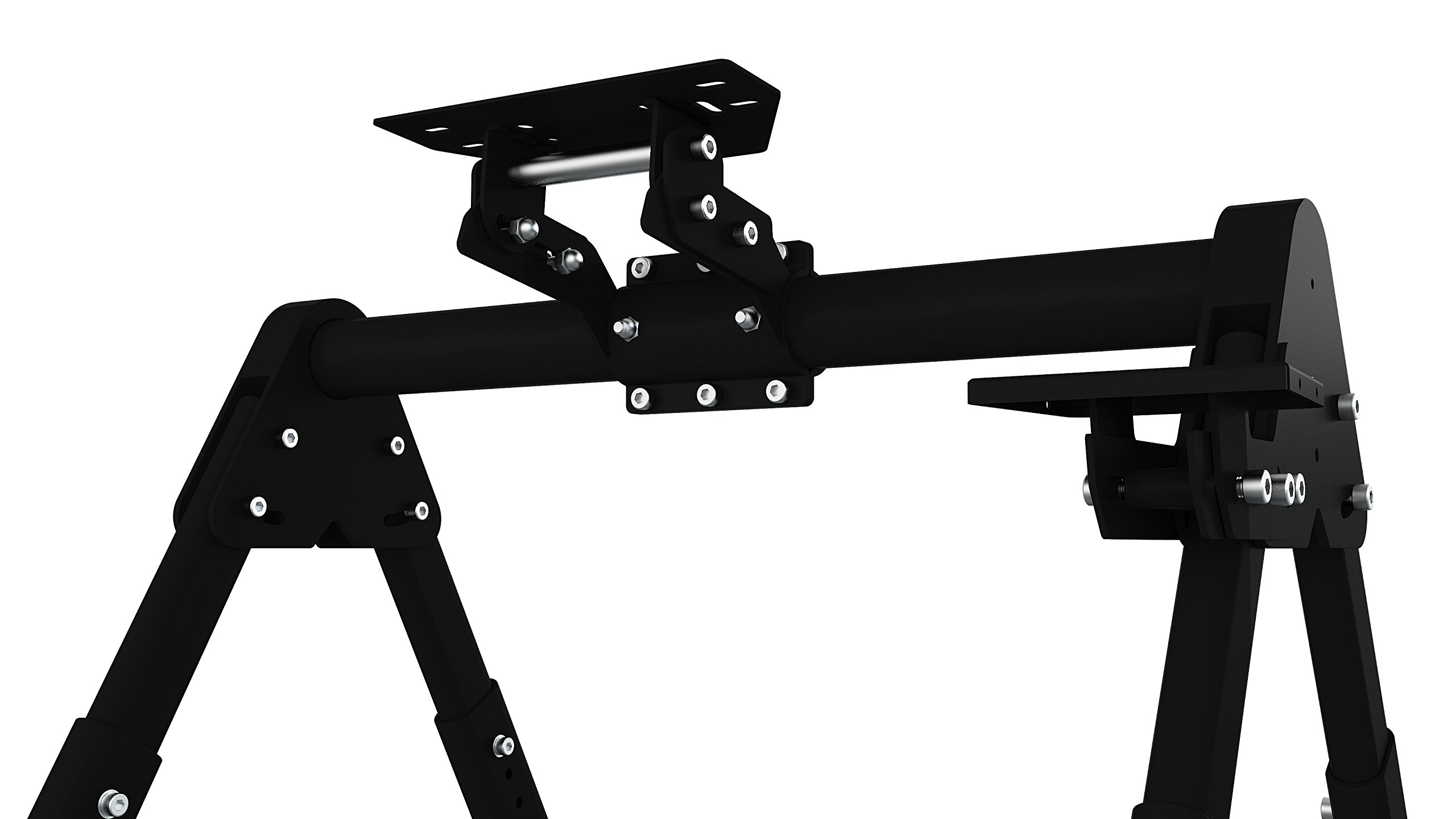 UPGRADED Trak Racer FS3 MACH 2 Compact Racing Simulator Wheel Stand with Gear Shift Mount Pedal