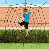 Tongmo Climbing Cargo Net, 6.5×6.5ft Spider Climbing Net for Kids, for Playground,Tree House, Backyard, Decoration, Indoor & Outdoor