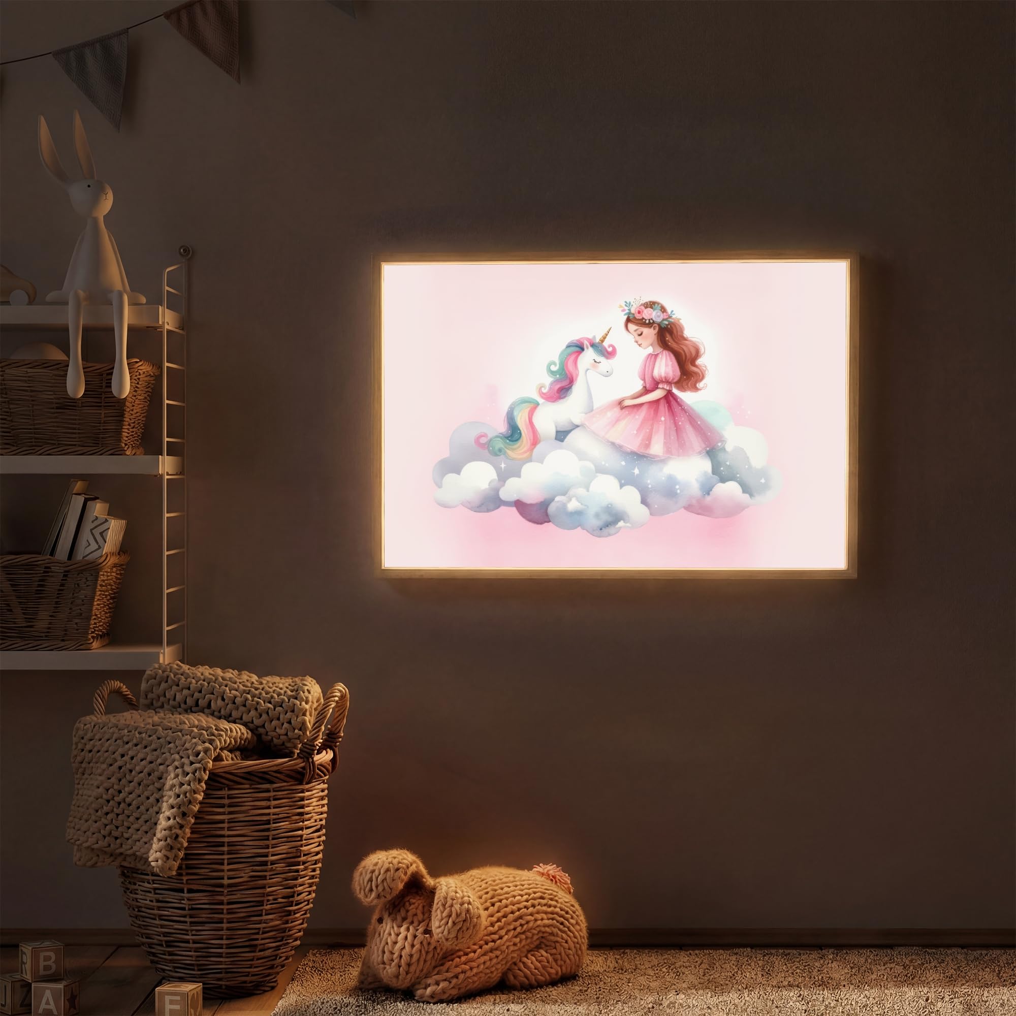 Luz Nocturna Infantil Lampara LED Night Light Bebé Decoración