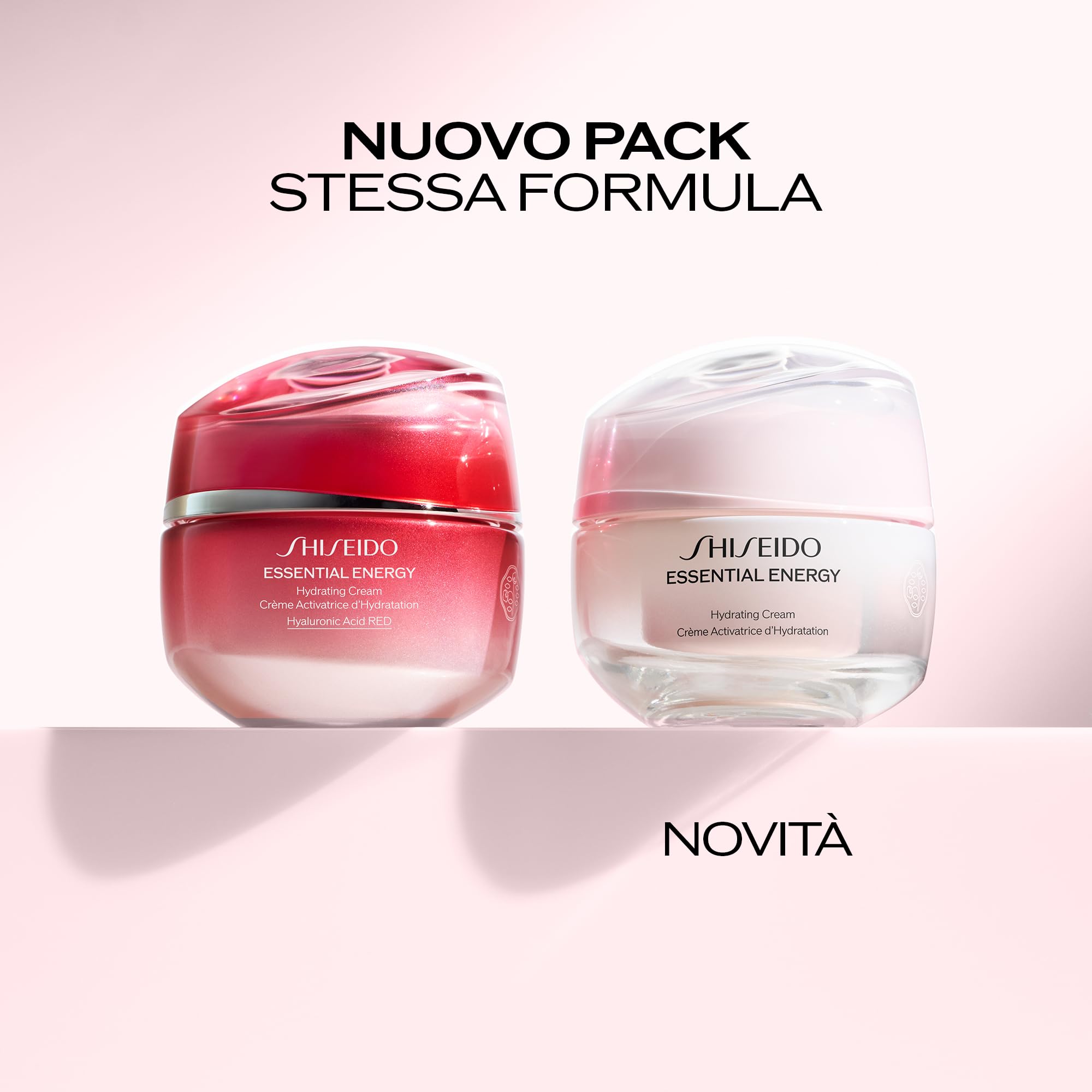 Shiseido | Essential Energy | Crema Viso Idratante Antirughe e Illuminante | Con Acido Ialuronico RED Attivo ed Estratto di Radice di Panax Ginseng | Crema Idratante Soffice e Leggera