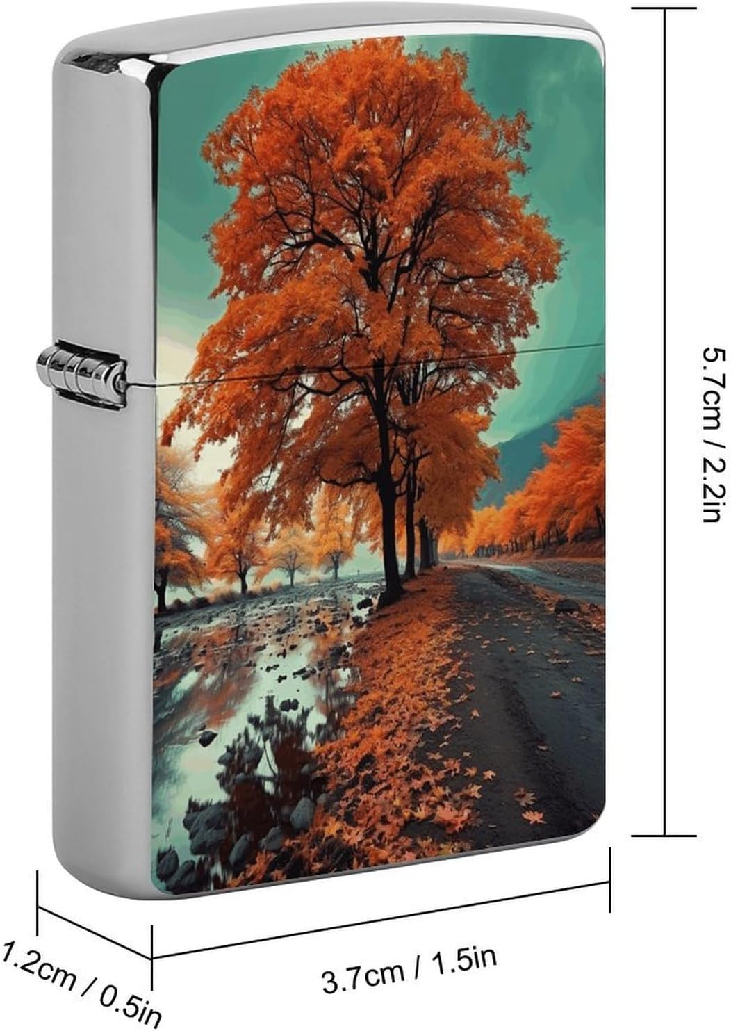 Maple Tree in Autumn Lighter Case Cover Holder Lighter Sleeve