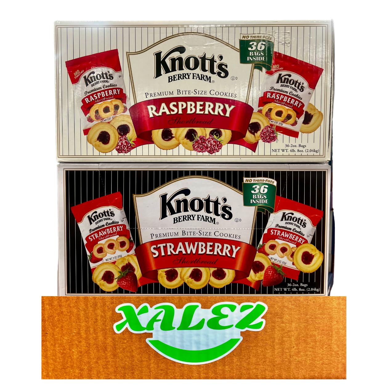(2 PACK) Knott's Berry Farm (1) Strawberry Shortbread