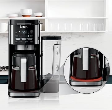 Ninja Drip Coffee Maker, DualBrew Pro Hot & Iced, Black, CFP101 | Single Serve to Carafe, Brew with Pods & Grounds, Compatible with K Cups, 3 Brew Styles, 60oz Removable Reservoir