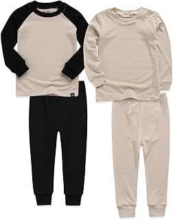 VAENAIT BABY 6M-12Y Kids Toddler Junior Girls Boys Soft Comfy Modal Tencel Sleepwear Pajamas 2pcs/4pcs Set