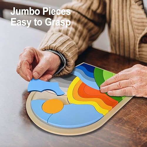 Miniatura 3 de Juego de memoria de madera para adultos a juego para actividades de demencia para personas mayores, productos de Alzheimer para ancianos, cajas