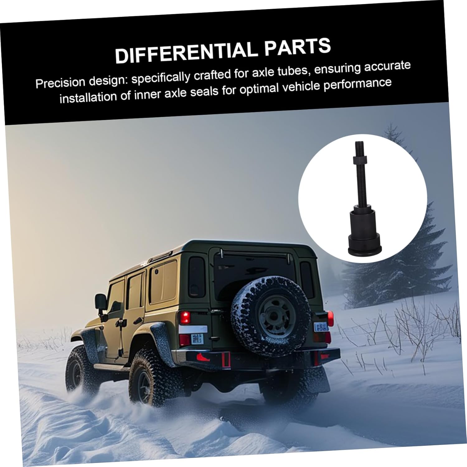 Durable Metal Construction for Front Differential Seal Replacement Precision Design for Optimal Vehicle Performance for Auto Repair and Off Road Enthusiasts