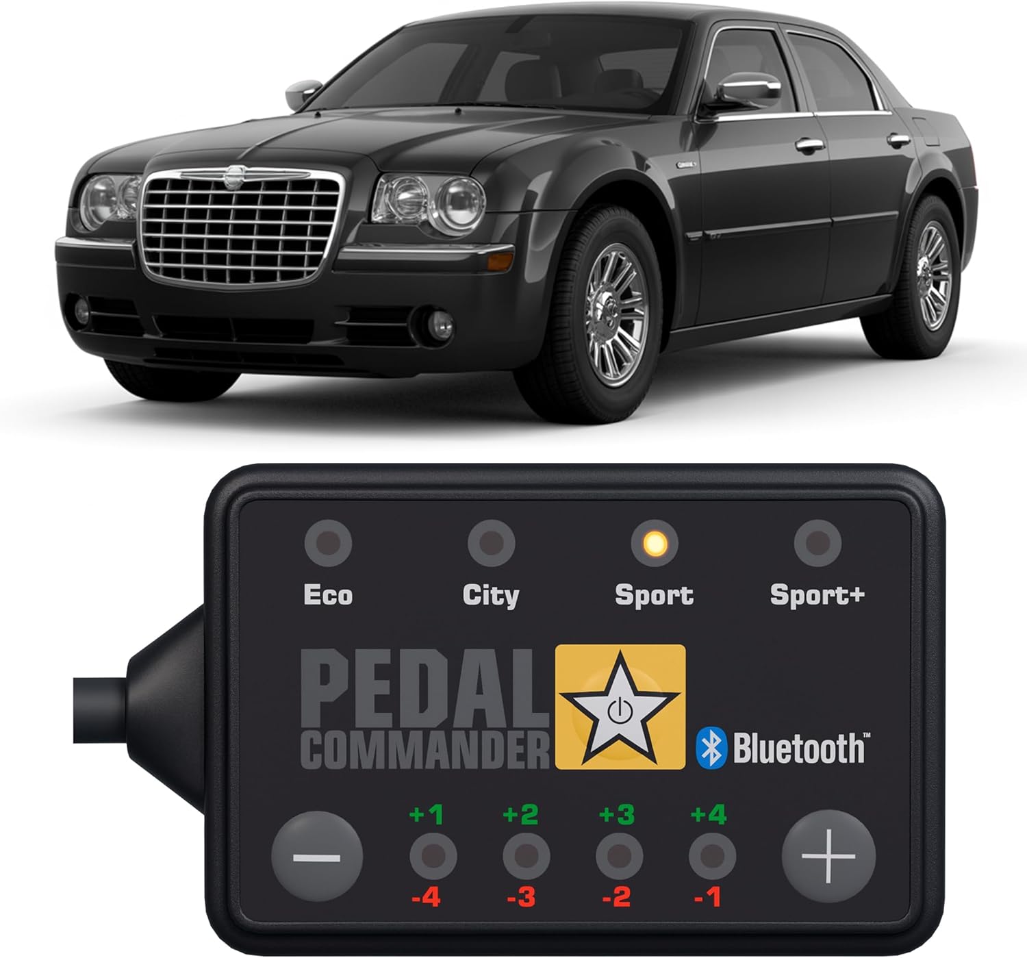 PEDAL COMMANDER for Chrysler 300 2005-2006 Throttle Response Controller - Plug-and-Play, 4 Driving Modes, Throttle Controller Performance Parts, App Control, Chrysler 300 Accessories