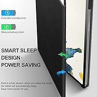 Vista 5 de INFILAND Funda para Samsung Galaxy Tab S10 Lite/10 FE/ S9 FE 5G de 10.9 pulgadas/Tab S9 de 11 pulgadas, Cubierta Ultra Delgada Multi-Ángulo