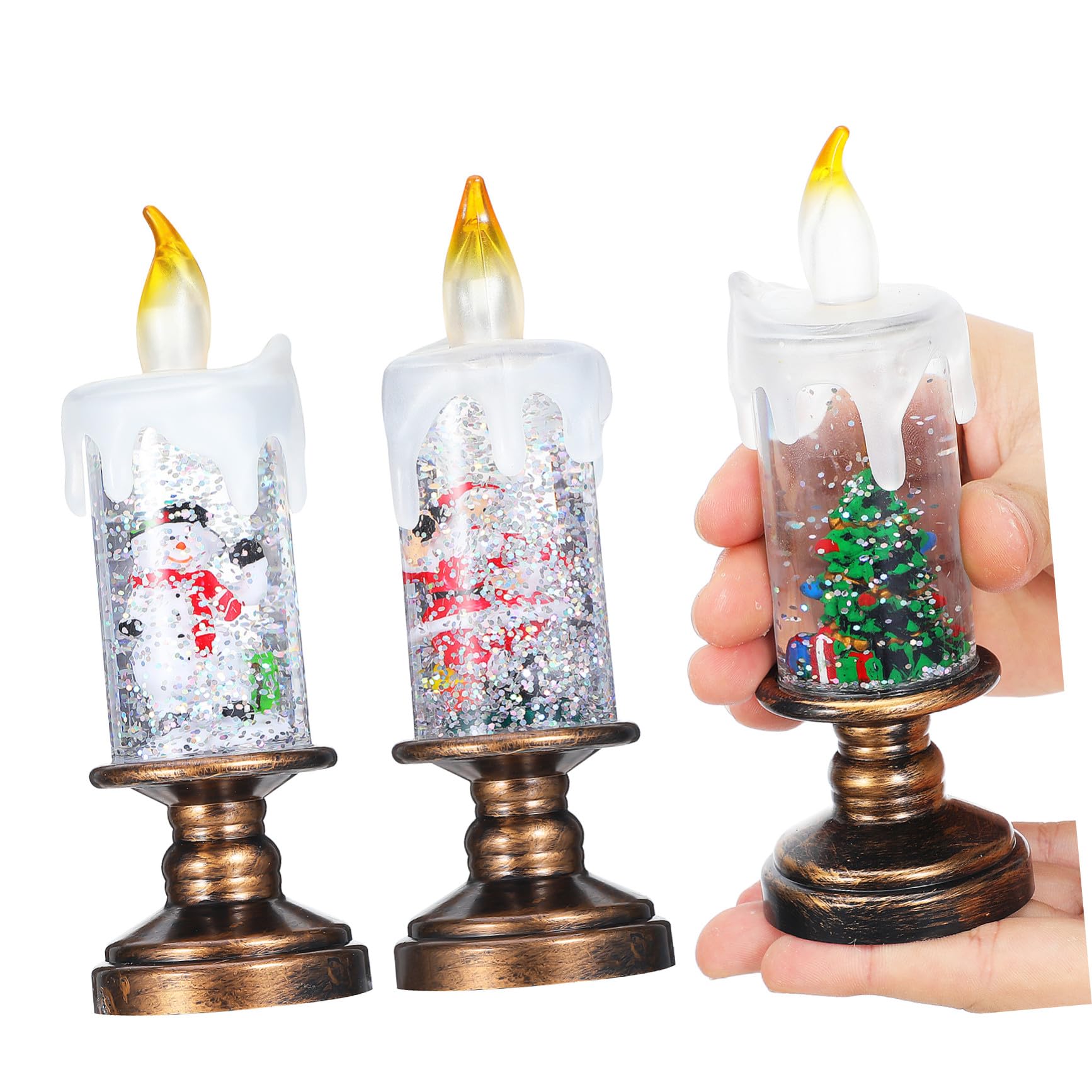 Boule à Neige de Noël sans flamme : fini les risques de feu sur vos tables