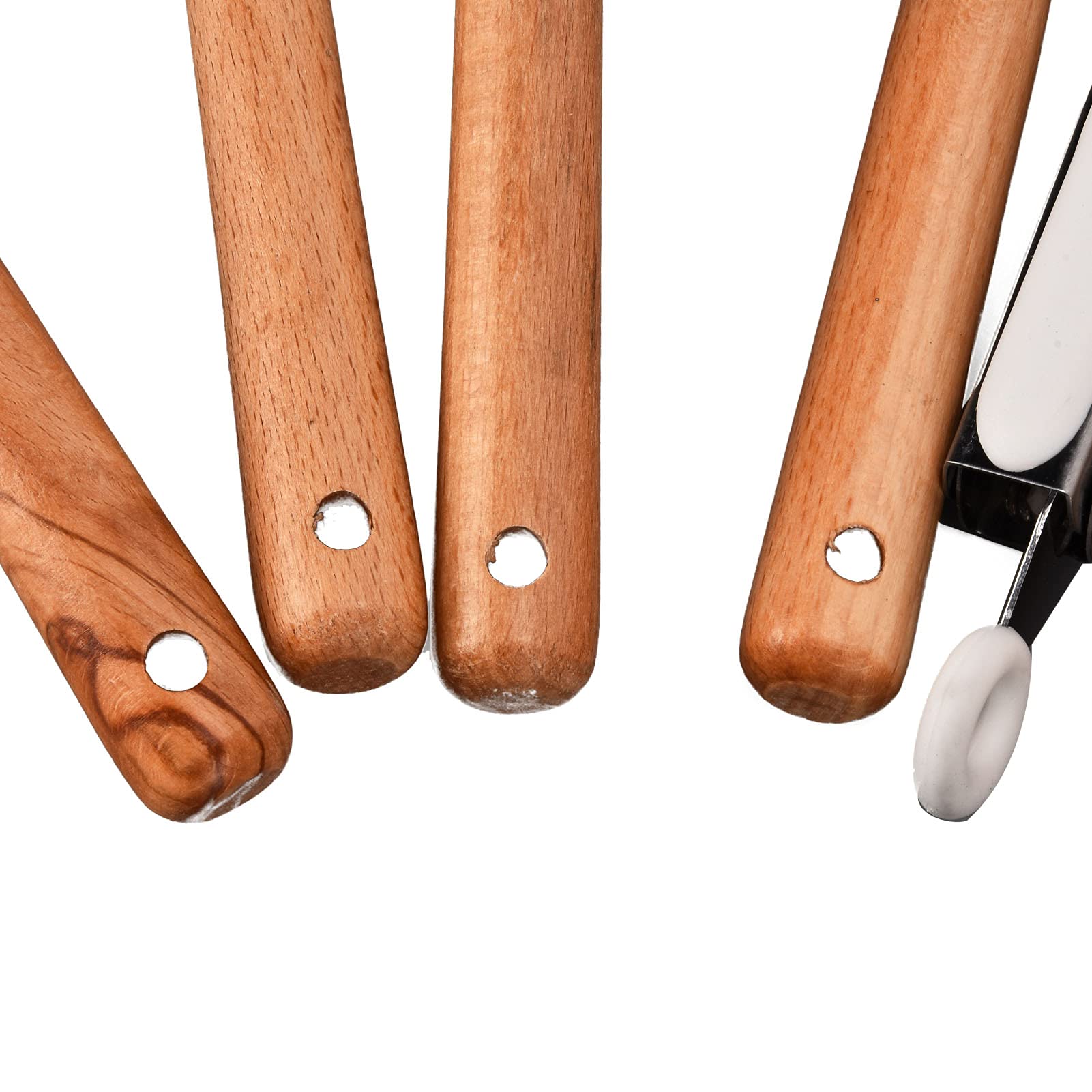 Fdit Kit d'ustensiles de Cuisine antiadhésif en Silicone, Ensemble d'ustensiles de Cuisine en Silicone résistant à la Chaleur pour la Cuisine pour la Cuisson