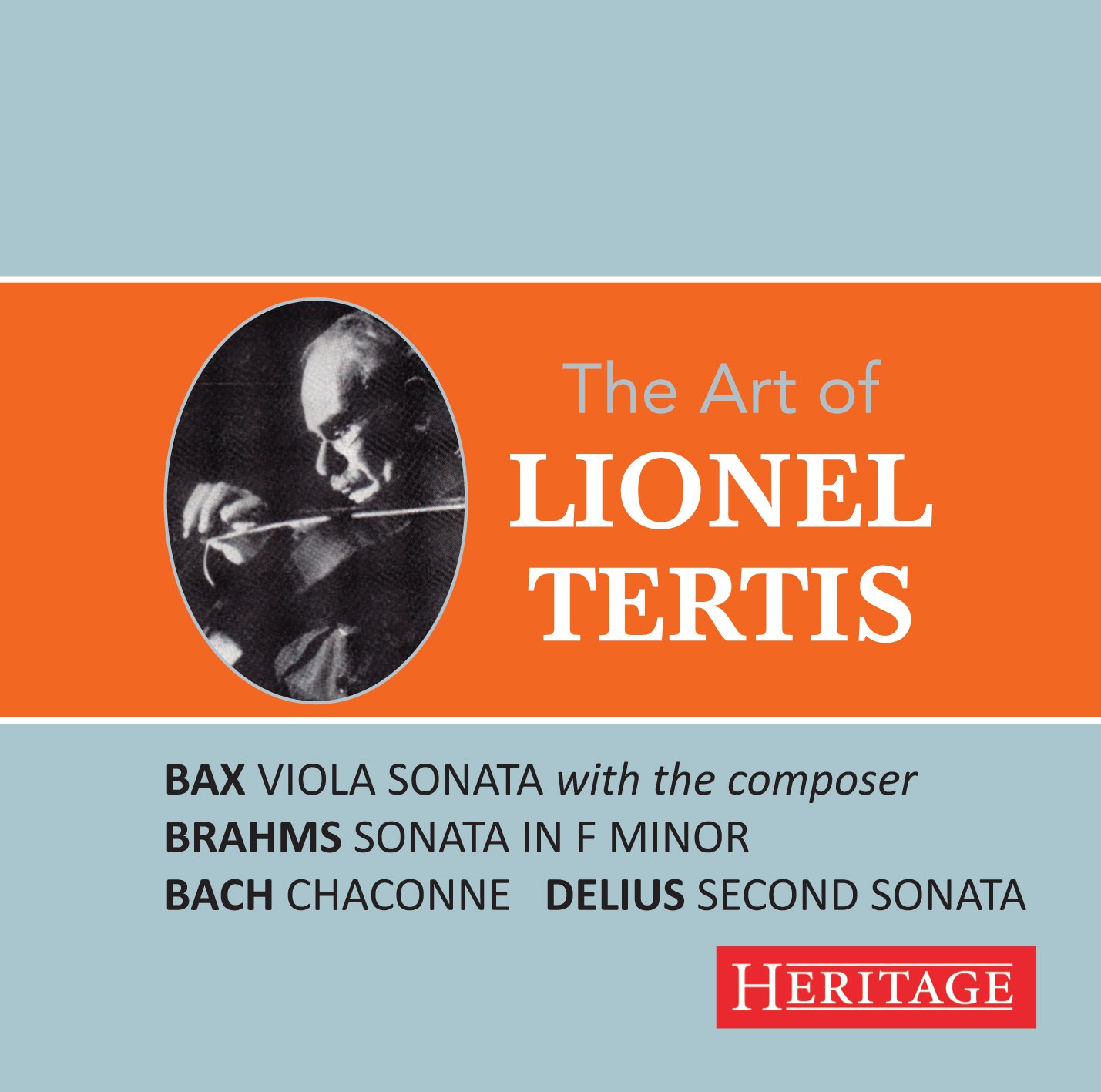 The Art Of Lionel Tertis: Bach, Brahms, Delius & Bax CD